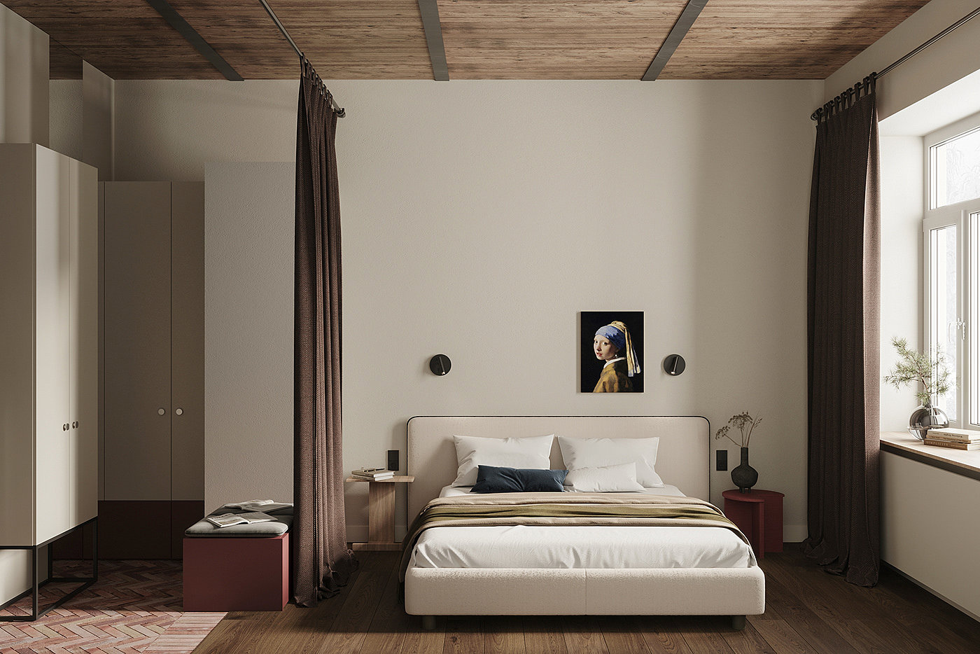 Interior design，3D max，STAROPOMINOVSKAYA，Home Furnishing，residence，