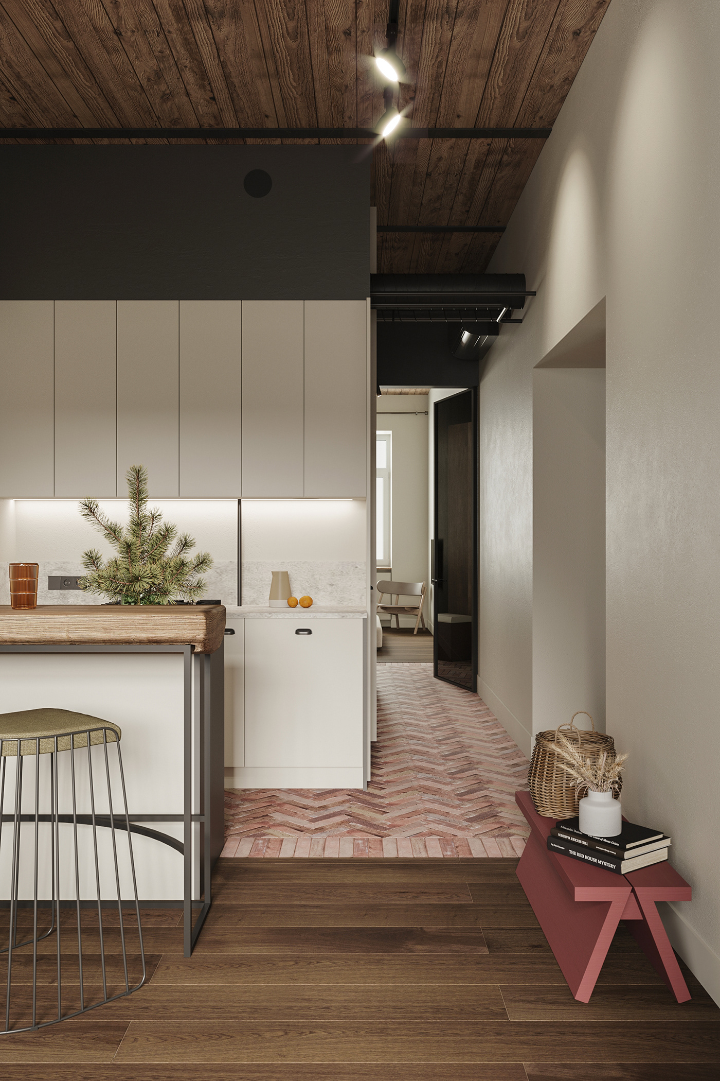 Interior design，3D max，STAROPOMINOVSKAYA，Home Furnishing，residence，