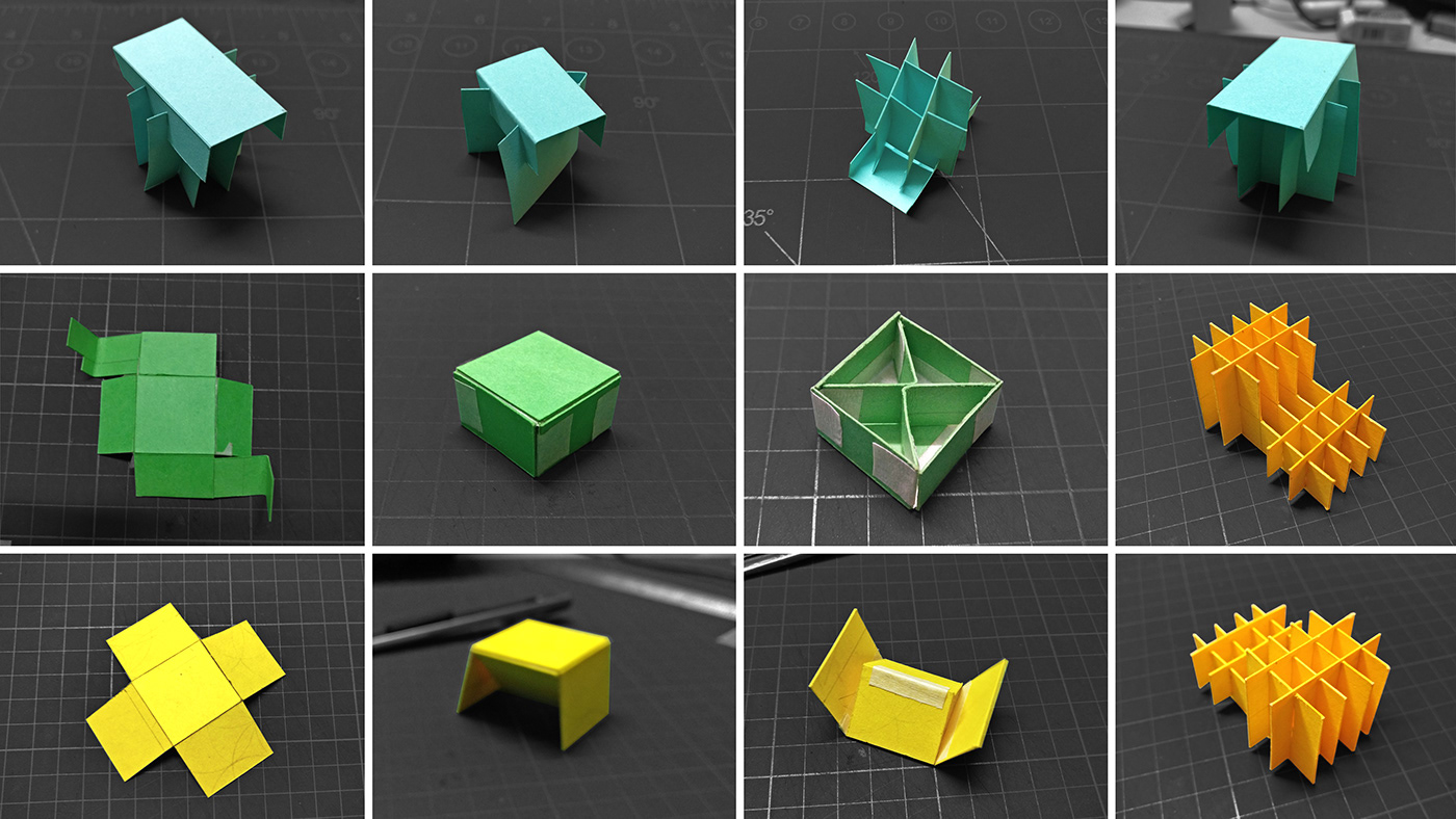 diy，Folding furniture，Double corrugated board，