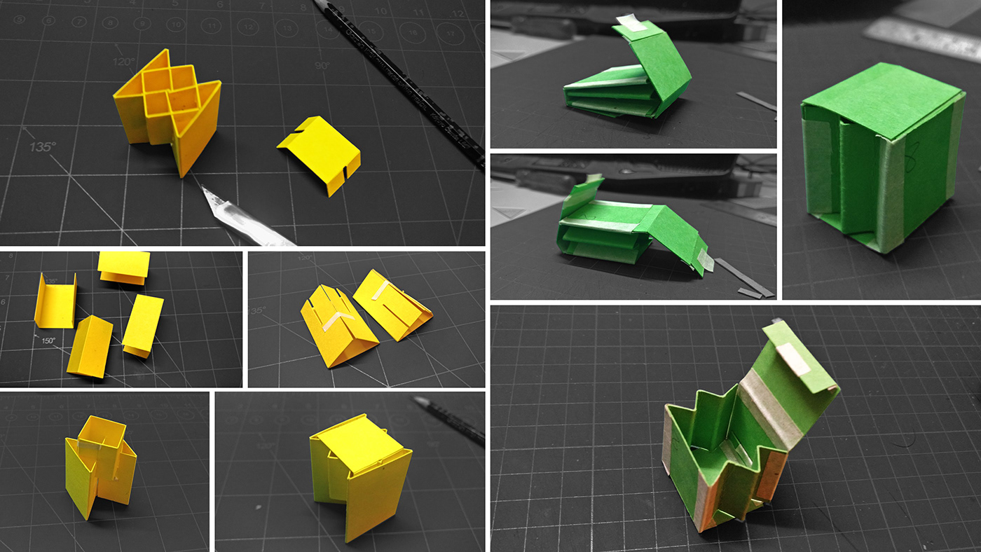 diy，Folding furniture，Double corrugated board，