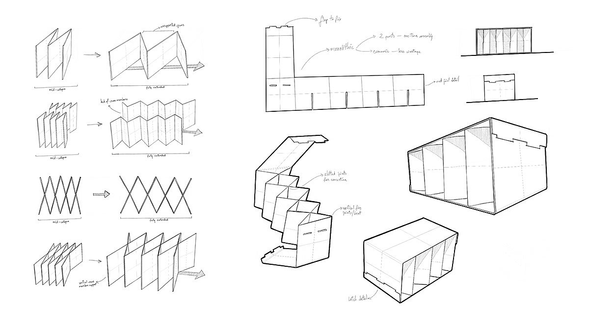 diy，Folding furniture，Double corrugated board，
