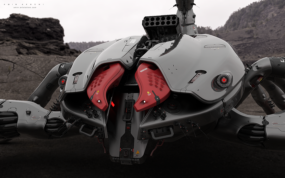 Soul eating golden scorpion，Deathstalker，scorpion，Character design，Mecha，robot，science fiction，