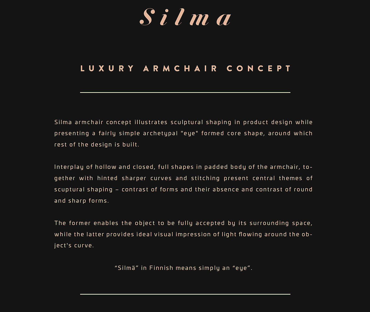furniture，luxury，concept，Armchair，Eye armchair，Architectural modeling，