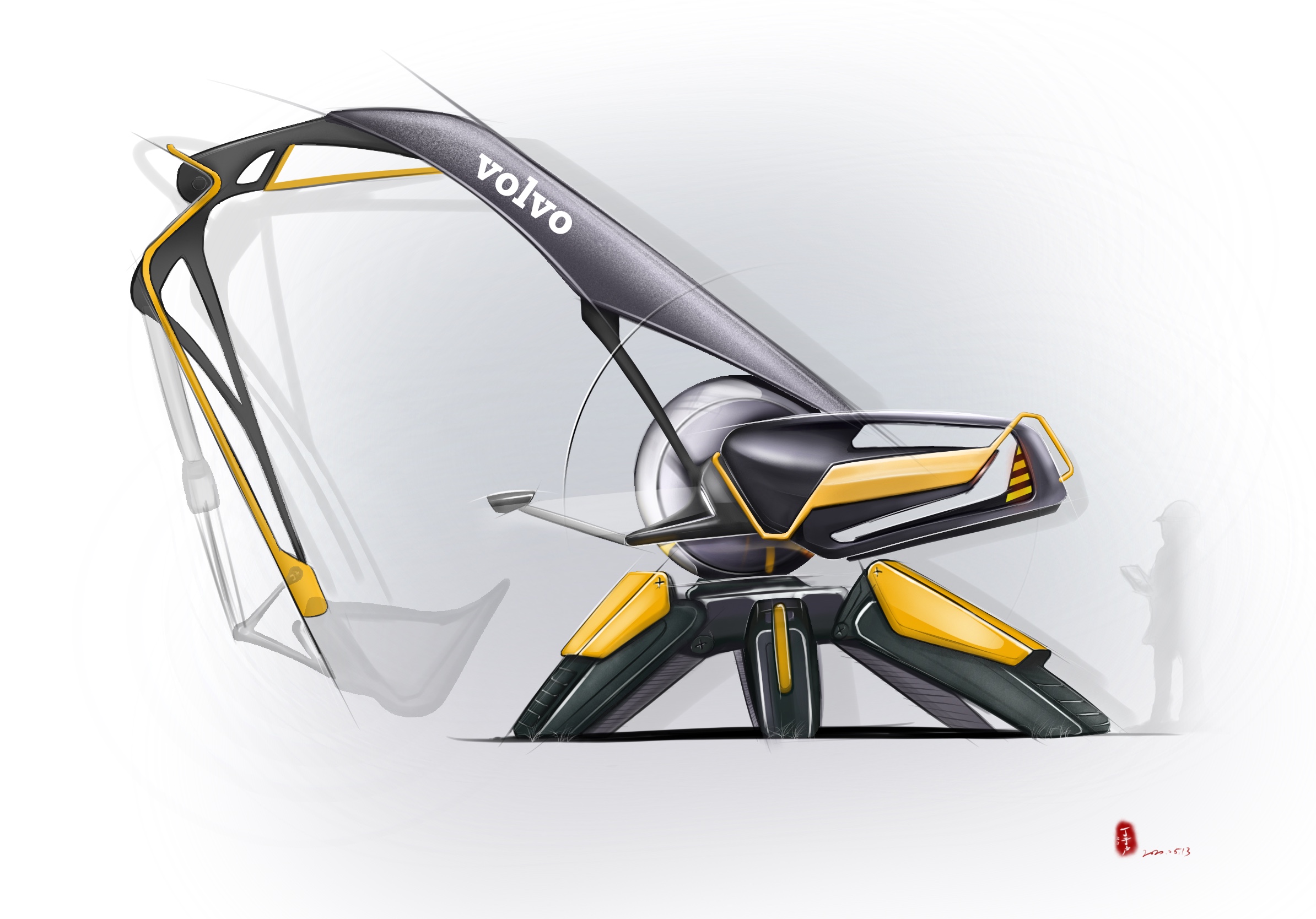 Hand drawn，Ubee ，procreate，