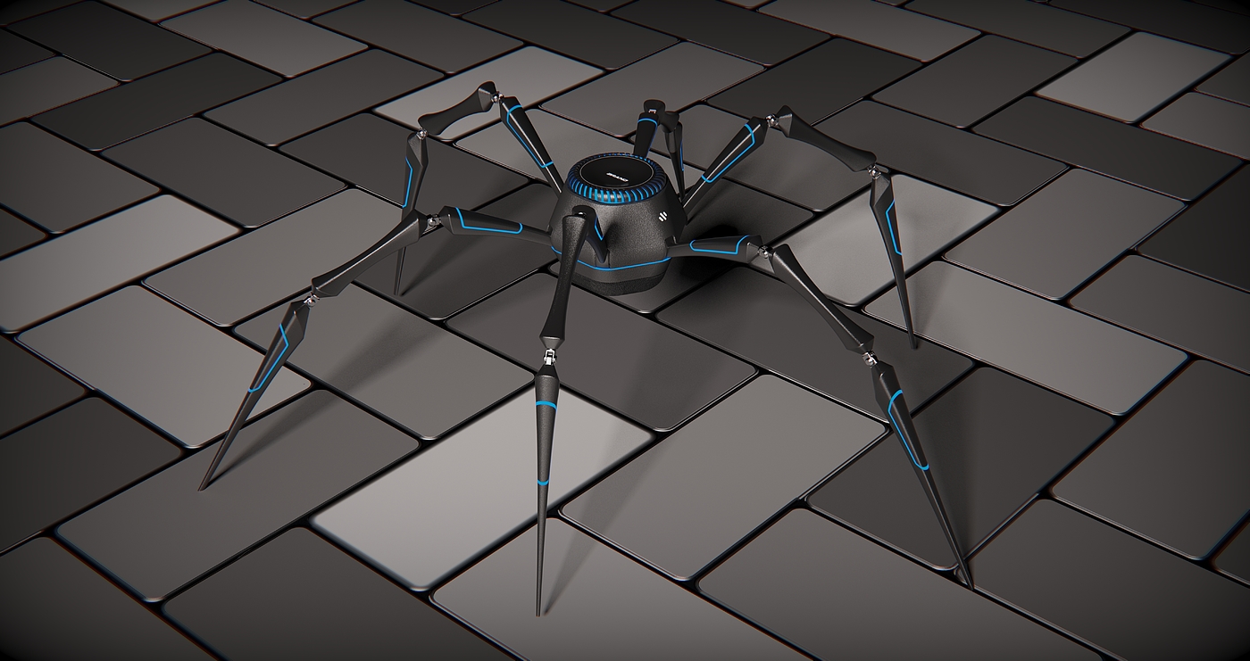 spider，sound，camera，robot，