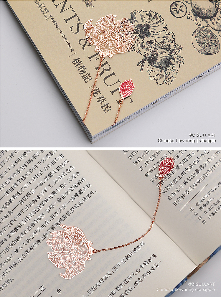 bookmark，Metal art，Cultural creation，Original design，