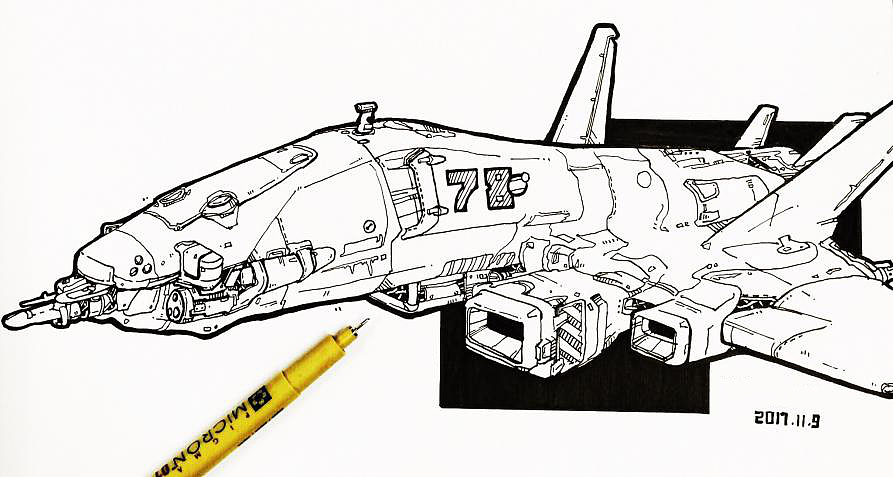 Hand drawn，