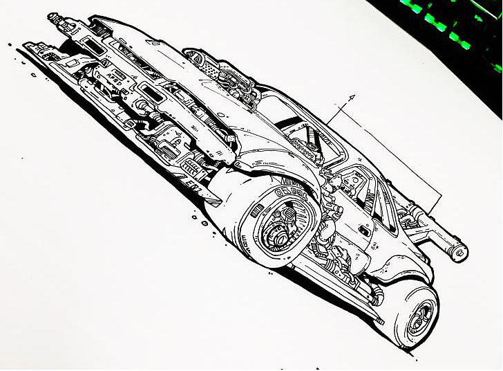 Hand drawn，