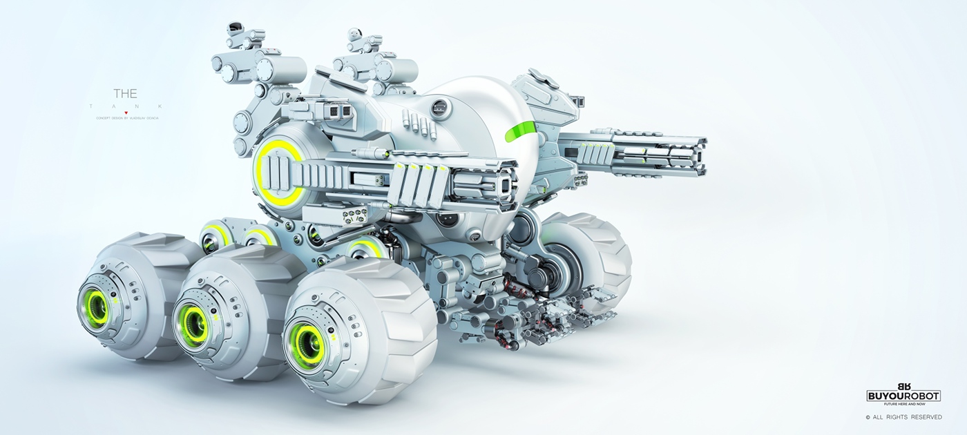 Fast tank，arms，model design ，