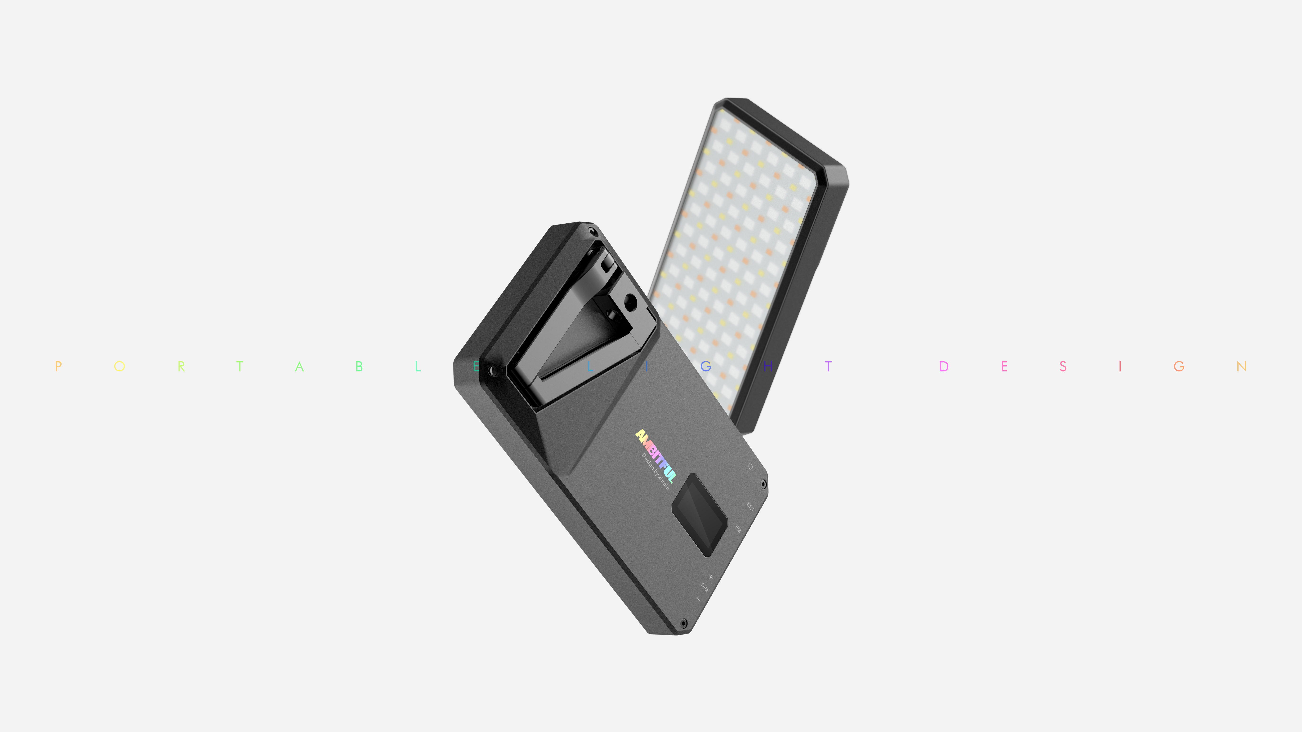 Photographic lamp，Portable lamp，Sense of science and technology，Tough cut，Led fill light，Small portable，Photographic equipment，