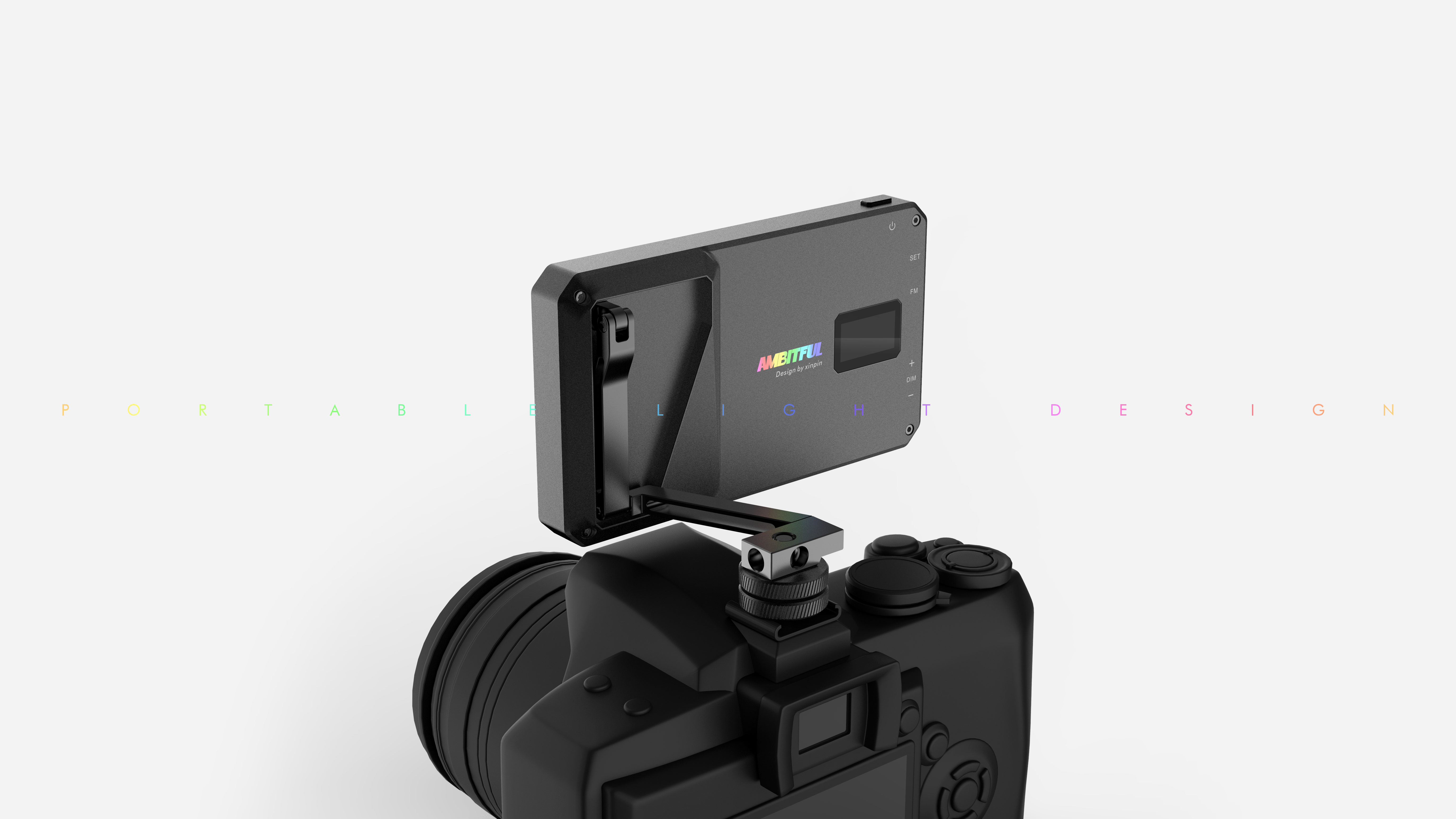 Photographic lamp，Portable lamp，Sense of science and technology，Tough cut，Led fill light，Small portable，Photographic equipment，