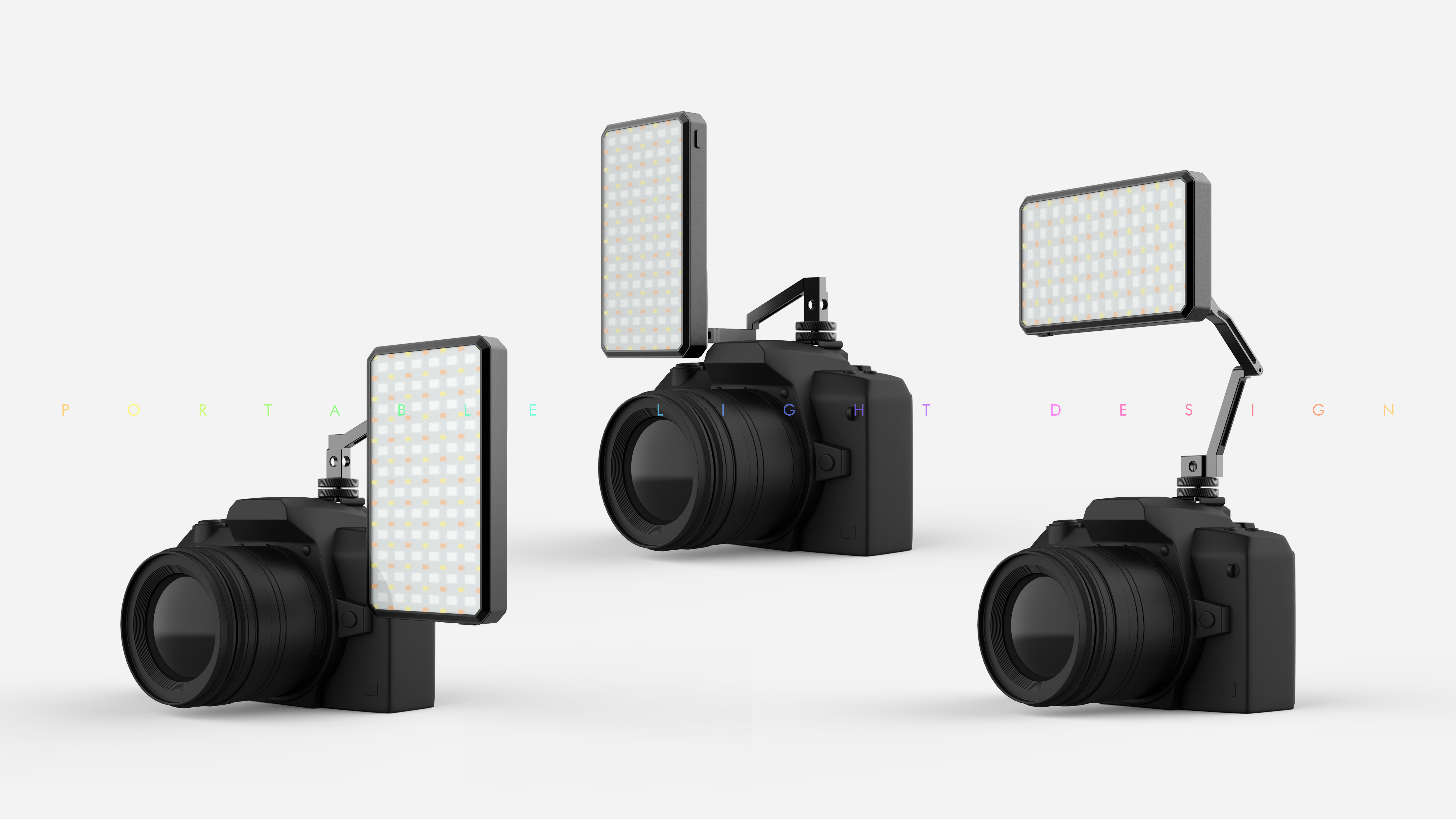 Photographic lamp，Portable lamp，Sense of science and technology，Tough cut，Led fill light，Small portable，Photographic equipment，