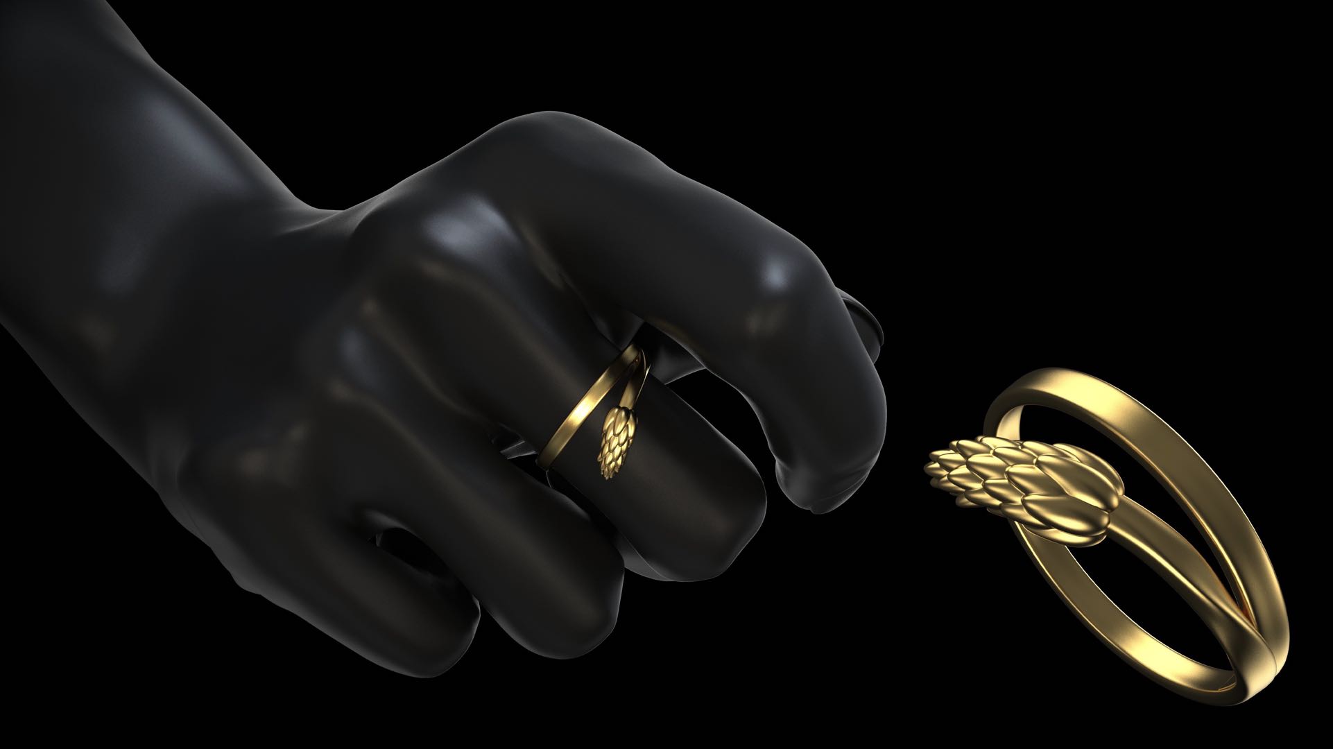 modeling，Render，keyshot，rhino，Zbrush，Jewellery，