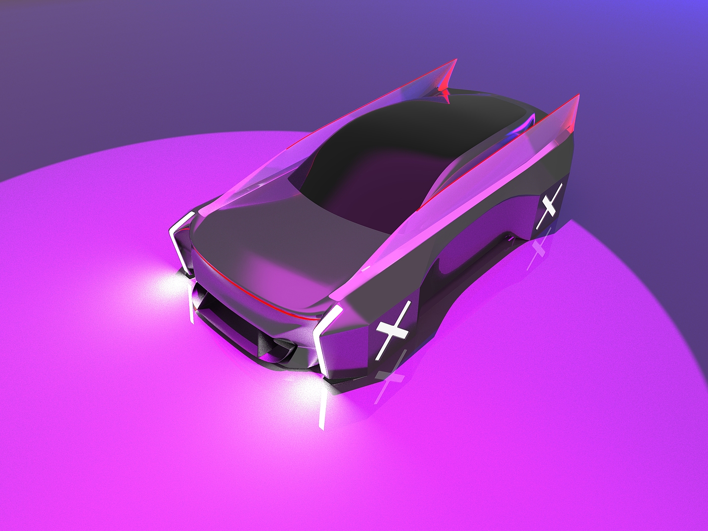 Automobile design，Cyberpunk，future，