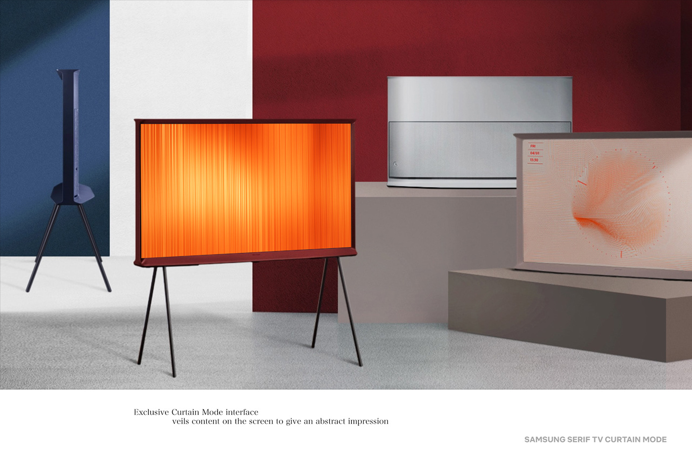 Curtain mode，television，Samsung，Serif，