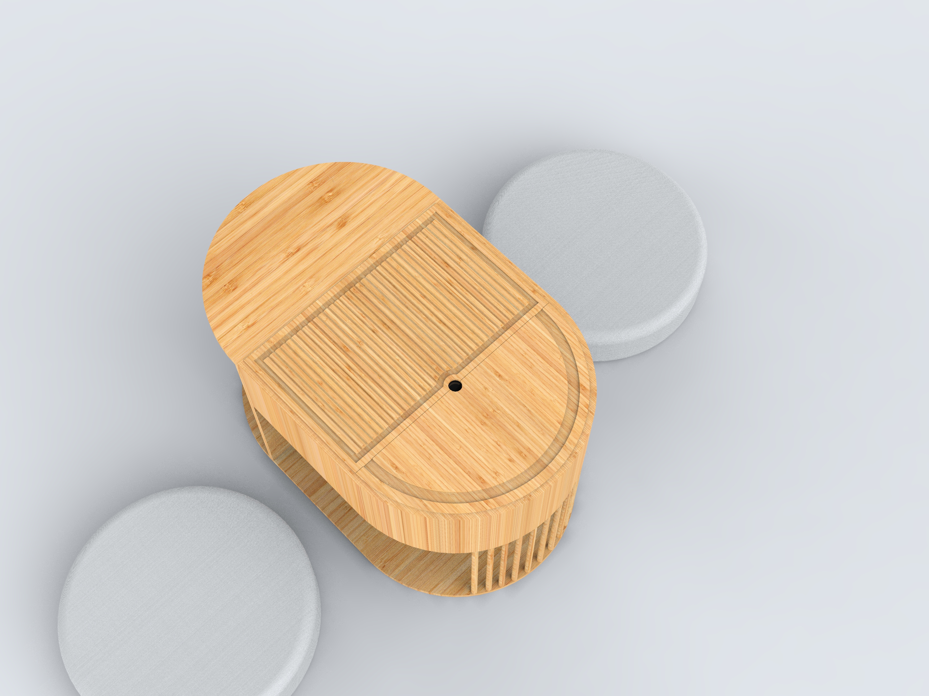 balcony，Home Furnishing，furniture，tea table，Bamboo，