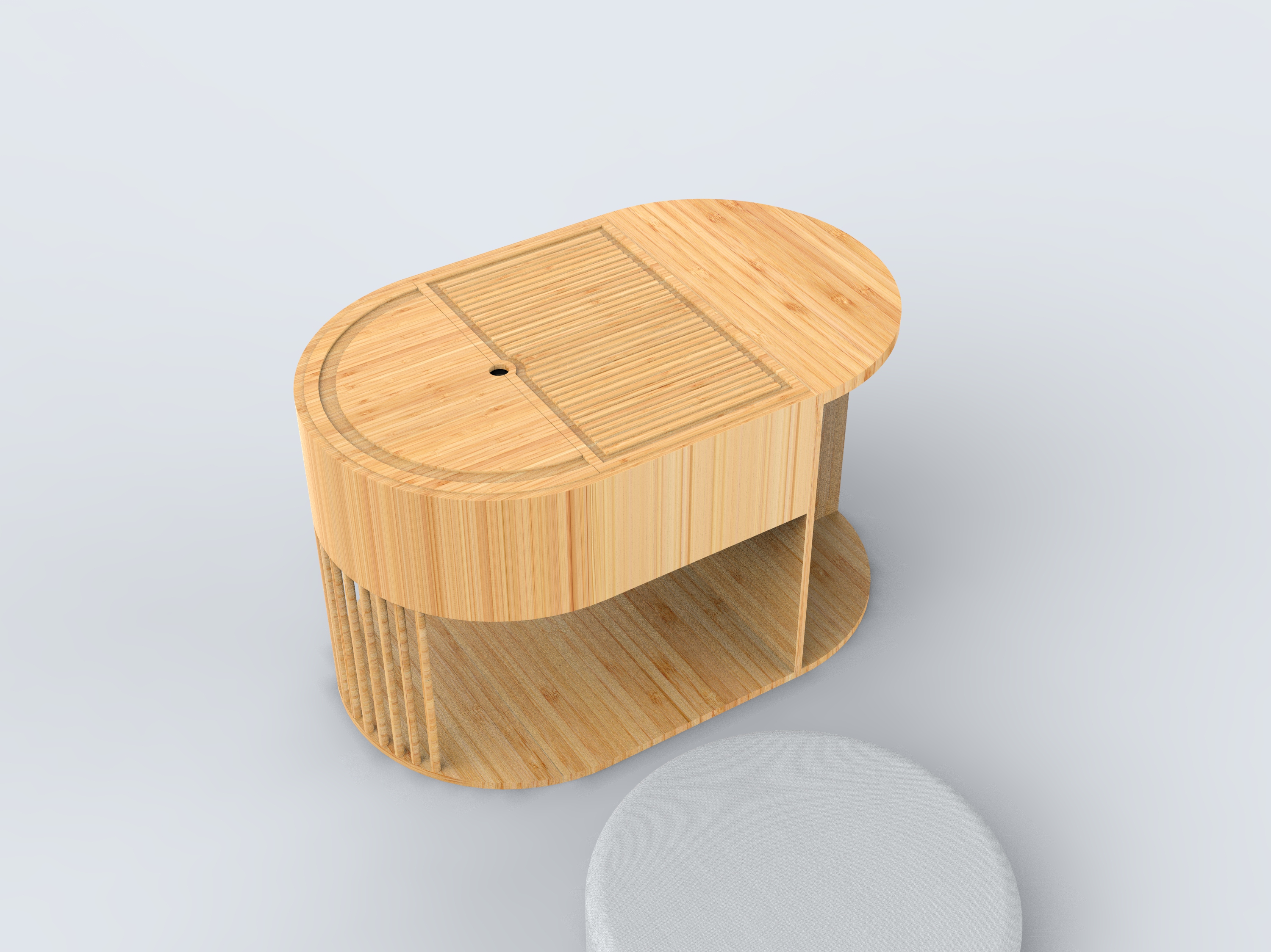 balcony，Home Furnishing，furniture，tea table，Bamboo，