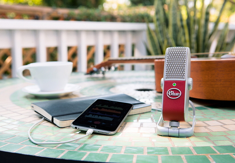 Microphone，blue，Electronics，voice，
