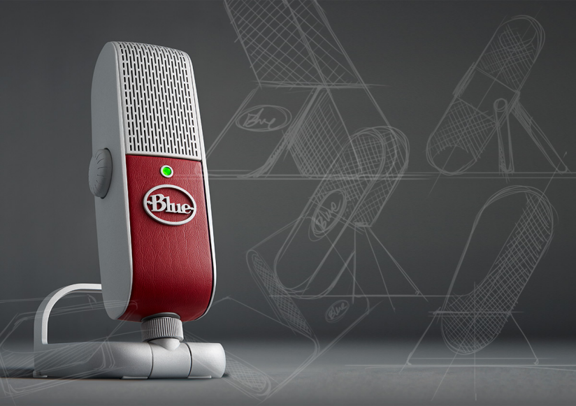 Microphone，blue，Electronics，voice，