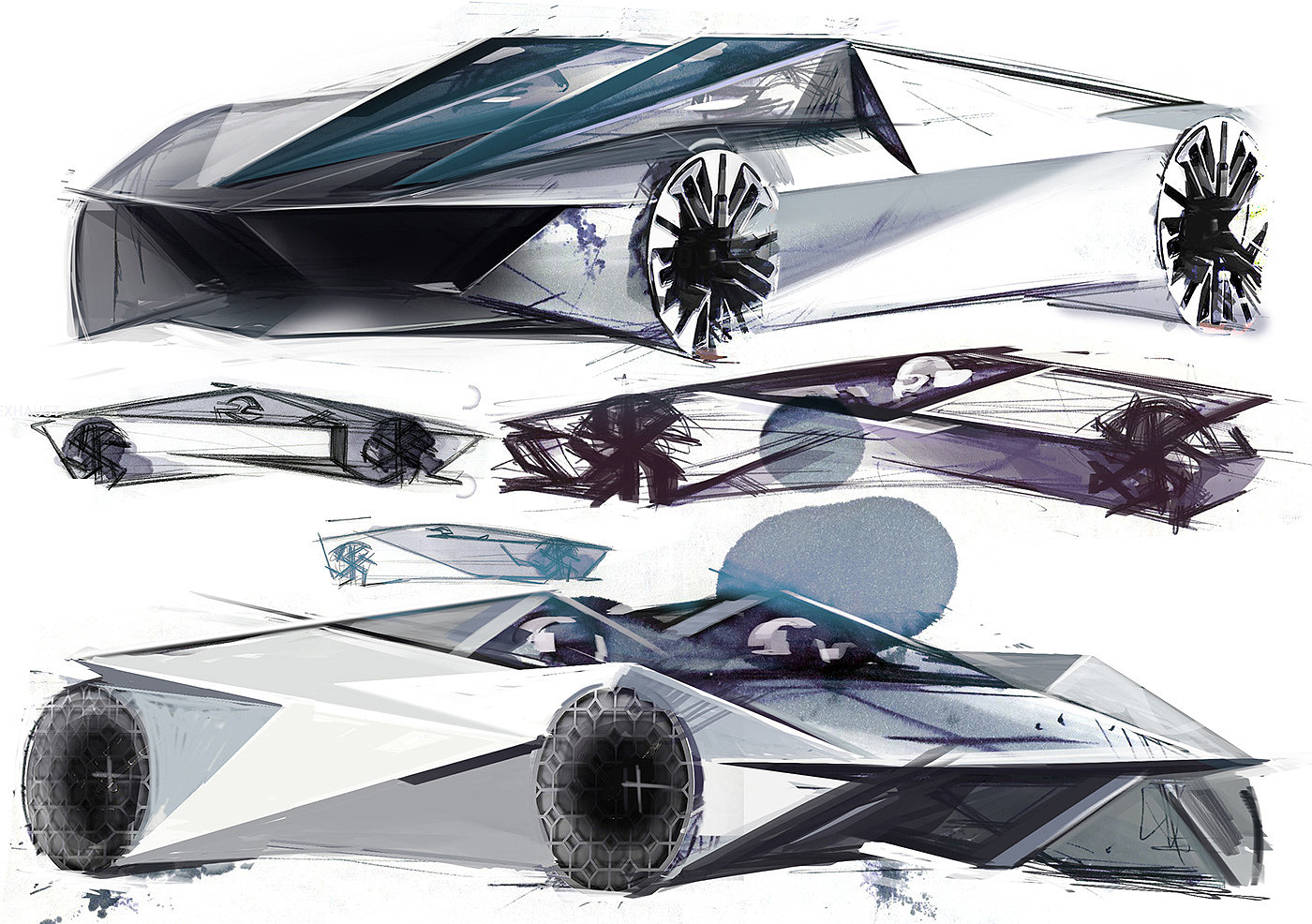 automobile，vehicle，Hand drawn，sketch，