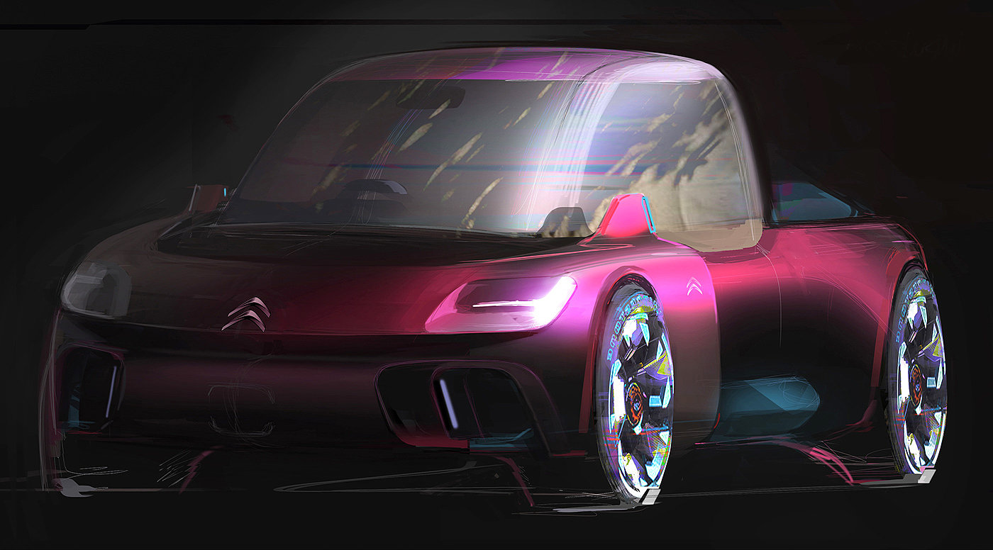 automobile，vehicle，Hand drawn，sketch，