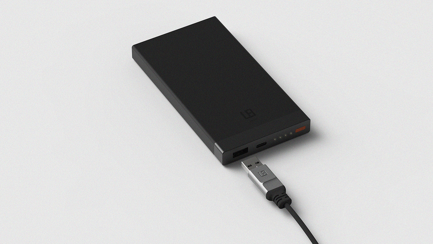 portable battery，Design，Simplicity，Appearance design，