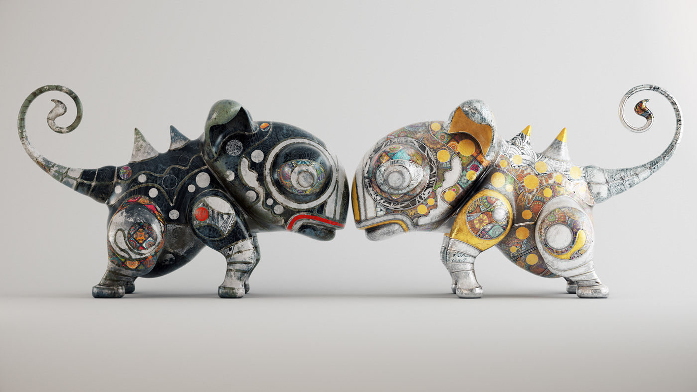 Color painting，animal，fish，bird，Collection，