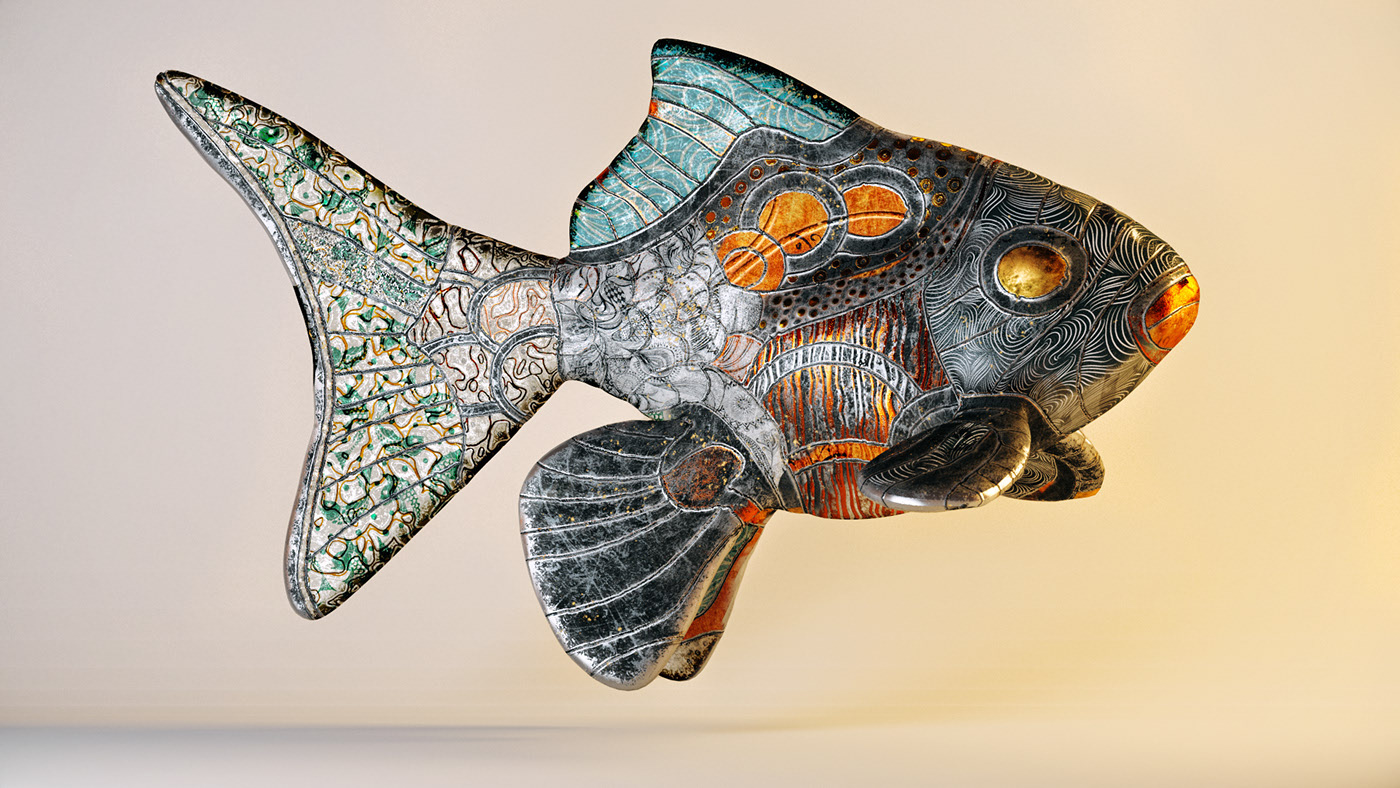 Color painting，animal，fish，bird，Collection，