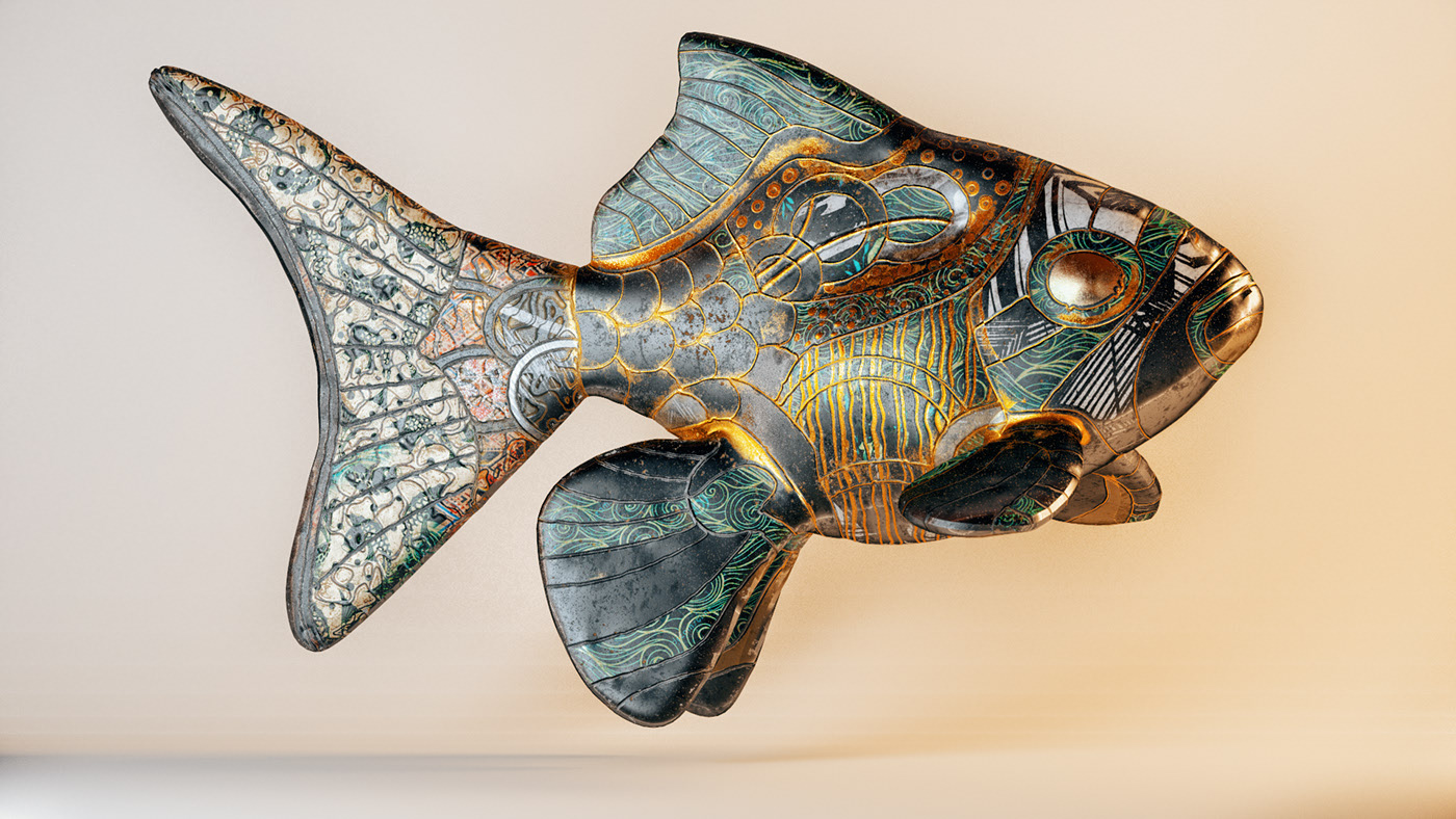 Color painting，animal，fish，bird，Collection，