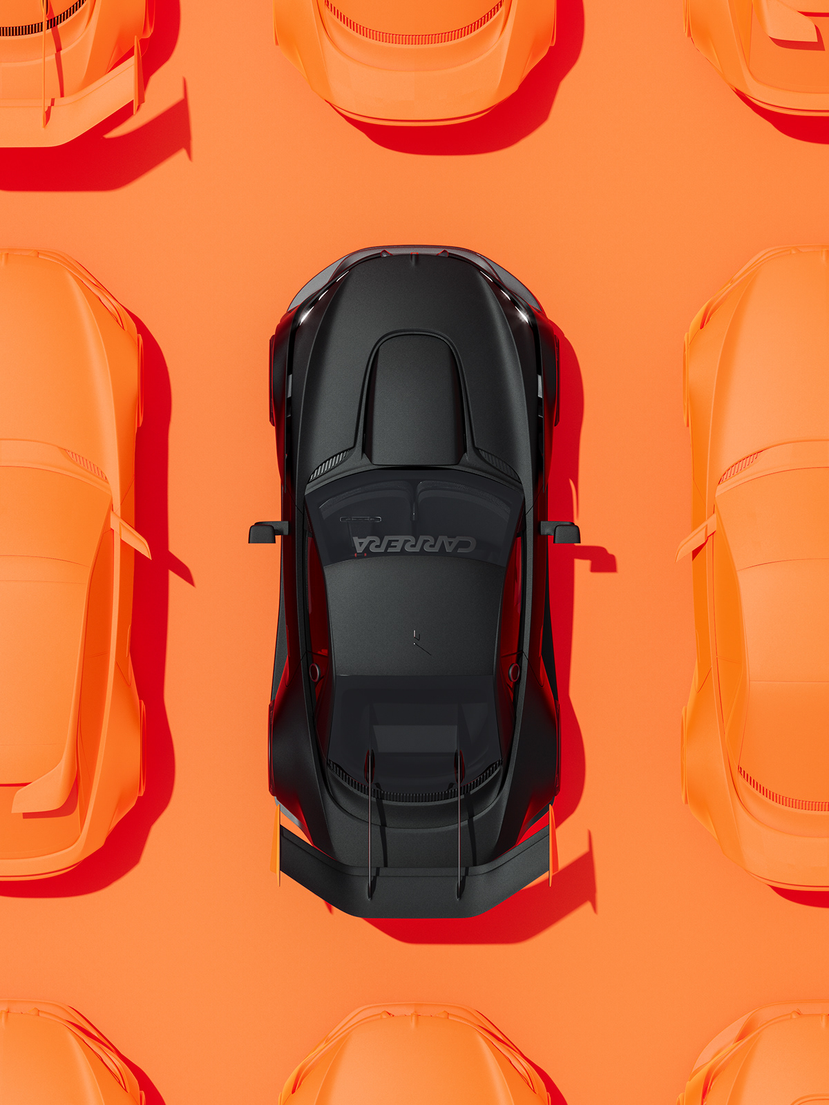 Sports car，black，Alpha Romeo，cgi，