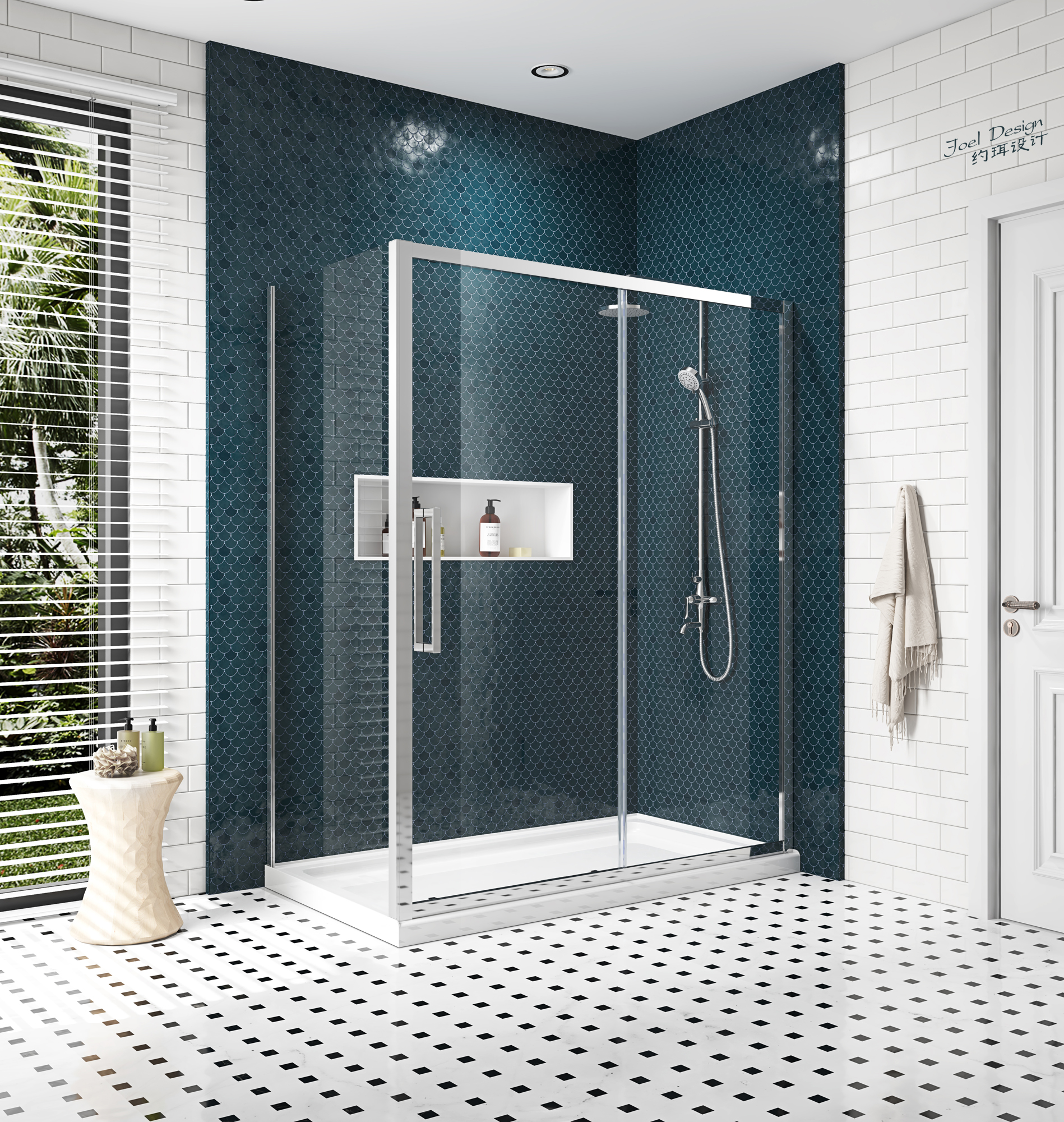 Bathroom cabinet，Bathroom space，modeling，3d，