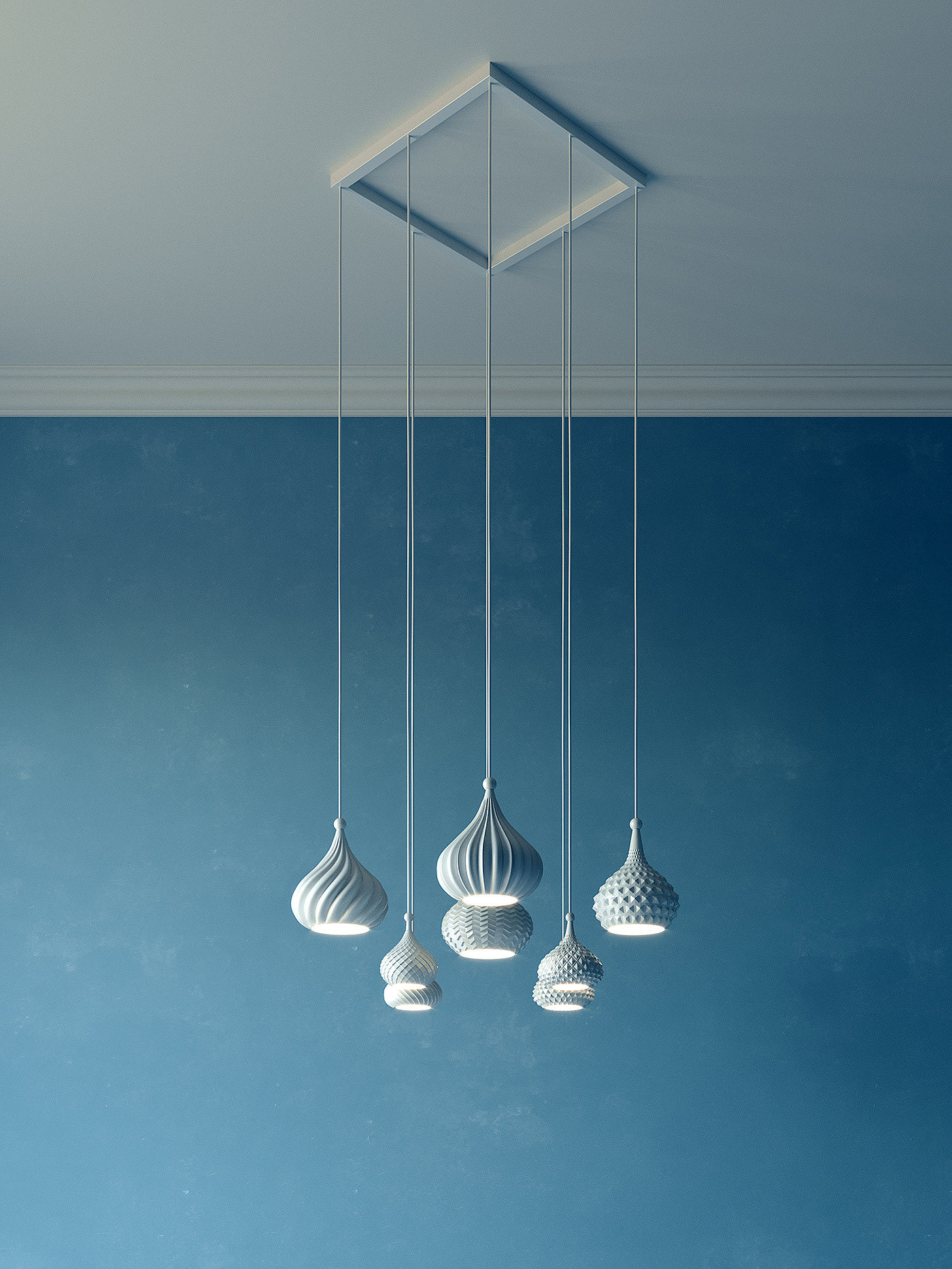 Onion dome lamp，Vadim Yurinov，灯饰，照明，