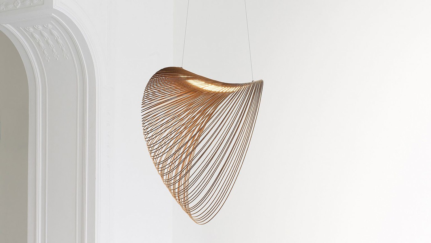 a chandelier，laser cutting ，lighting，Birch plywood ，