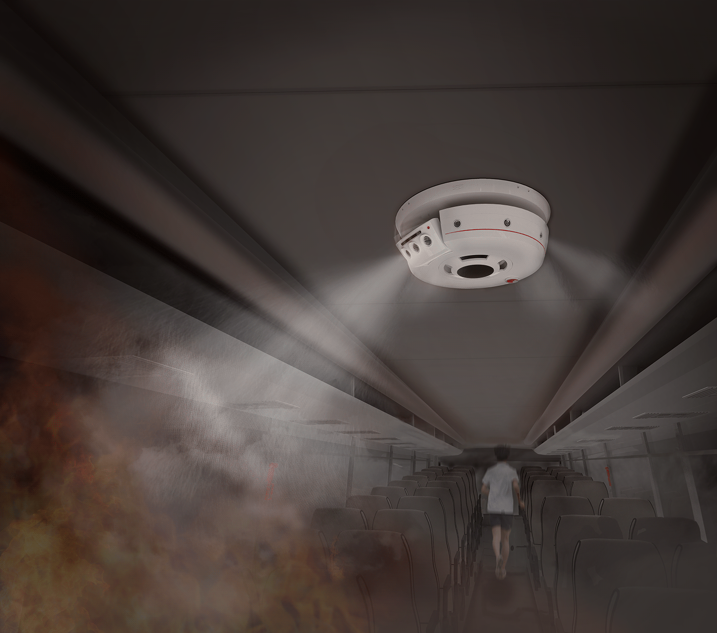 Fire Extinguisher，Public transportation，security，sensor，