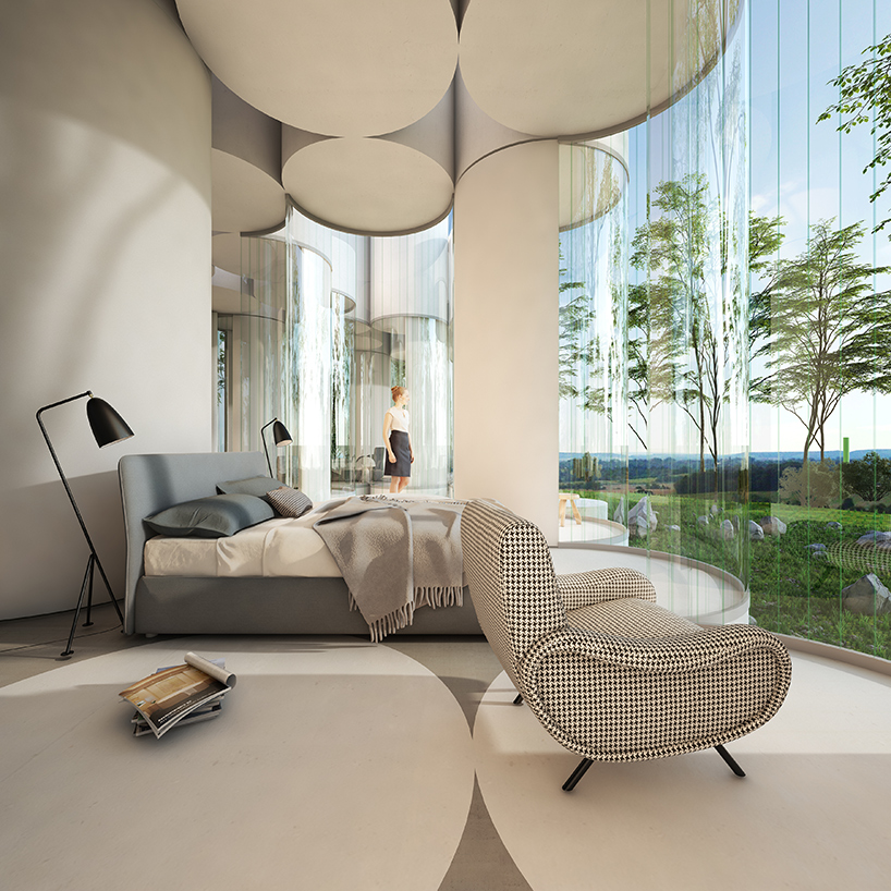 transparent，cylinder，quiet，forest，