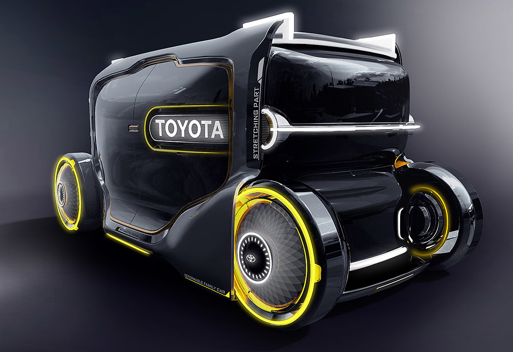 toyota，Smart car，Driverless car，Concept car，