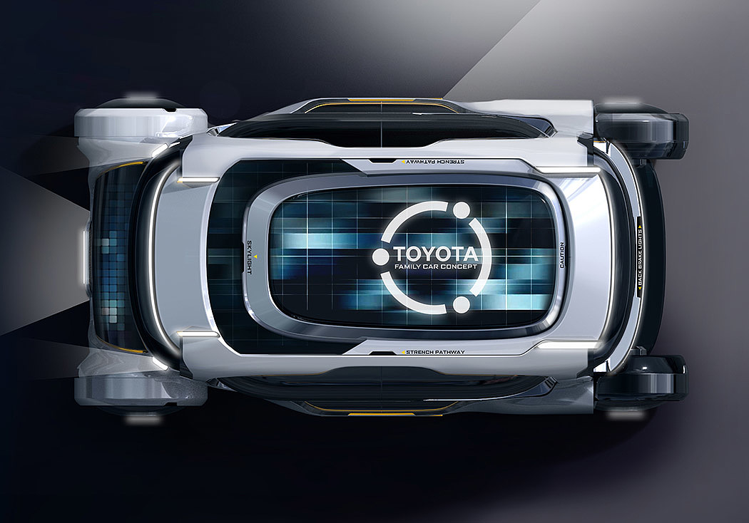 toyota，Smart car，Driverless car，Concept car，