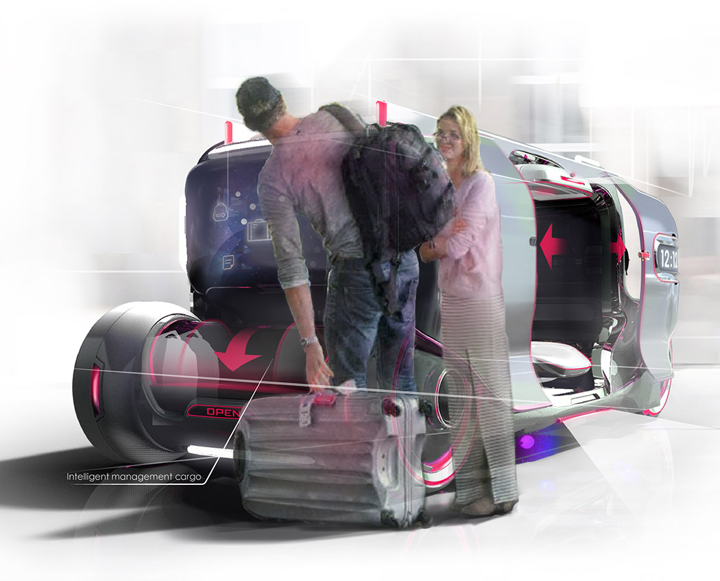 toyota，Smart car，Driverless car，Concept car，