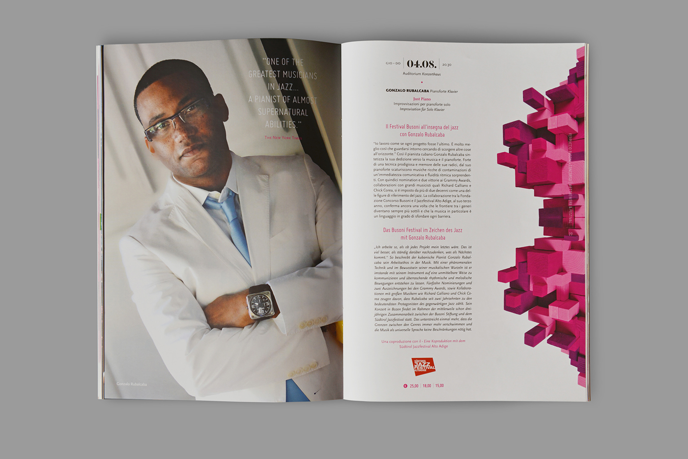 David Falzone，Brand promotion，poster，wood，Bolzano Festival，