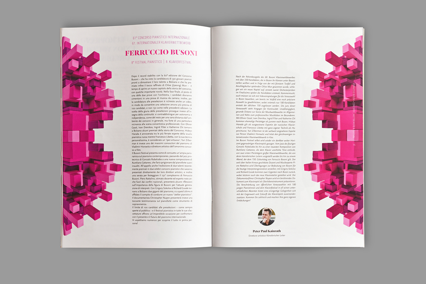 David Falzone，Brand promotion，poster，wood，Bolzano Festival，