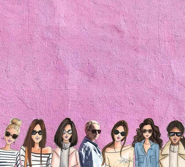 fashion，Illustration，full dress，Design，female sex，
