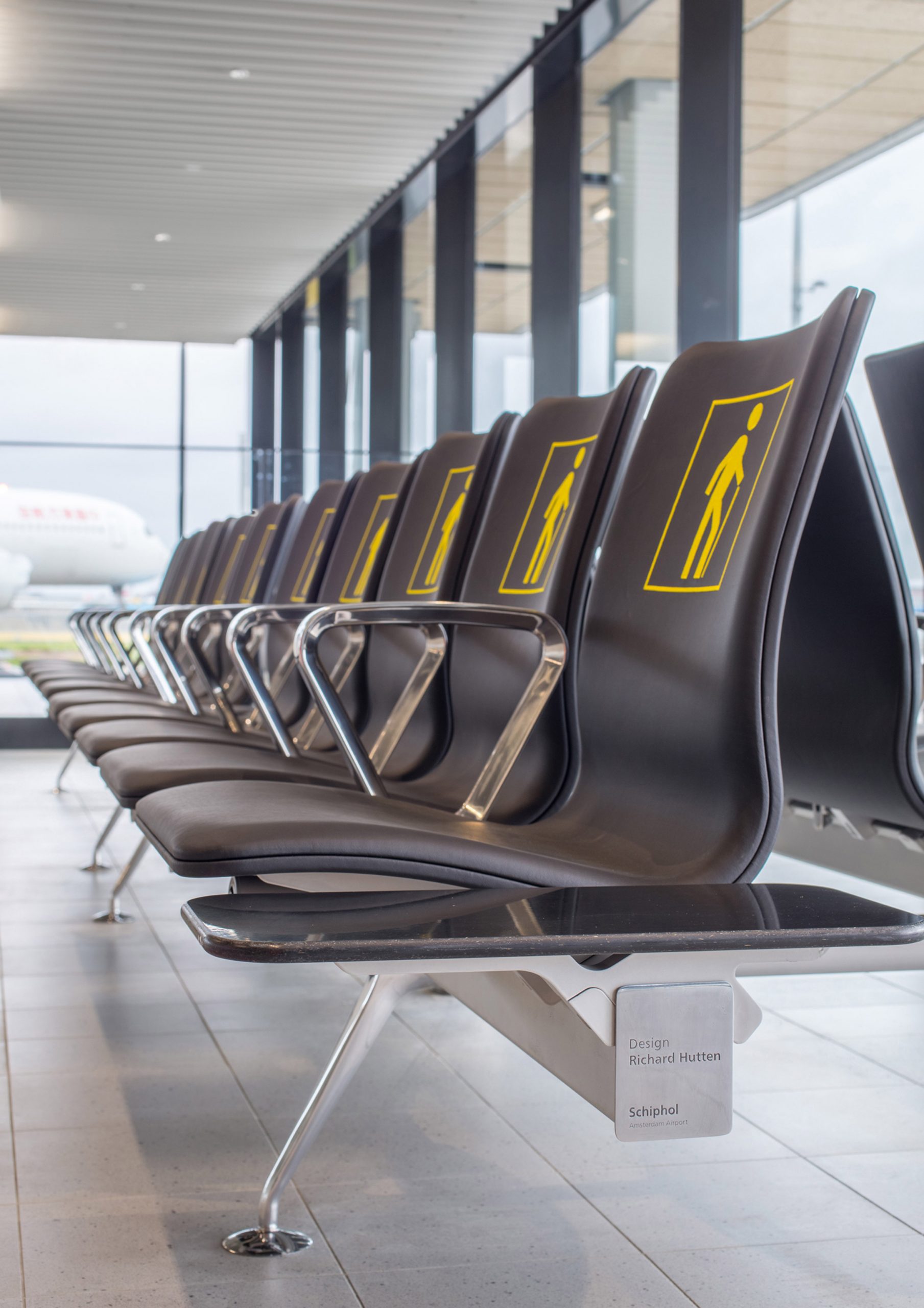 chair，Draw，Airport seat，Aluminium，