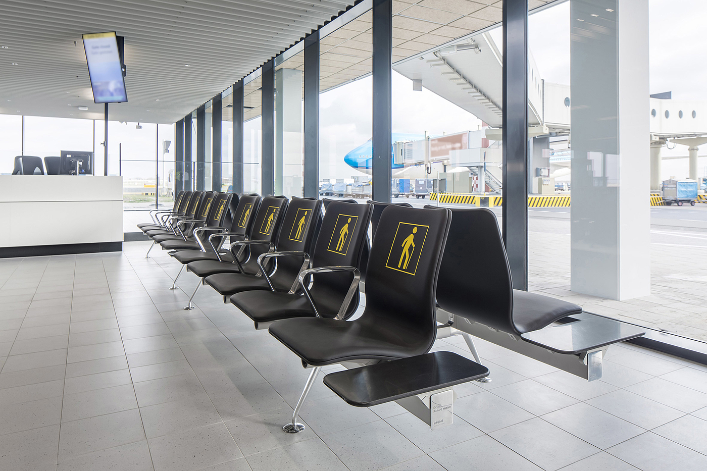 chair，Draw，Airport seat，Aluminium，