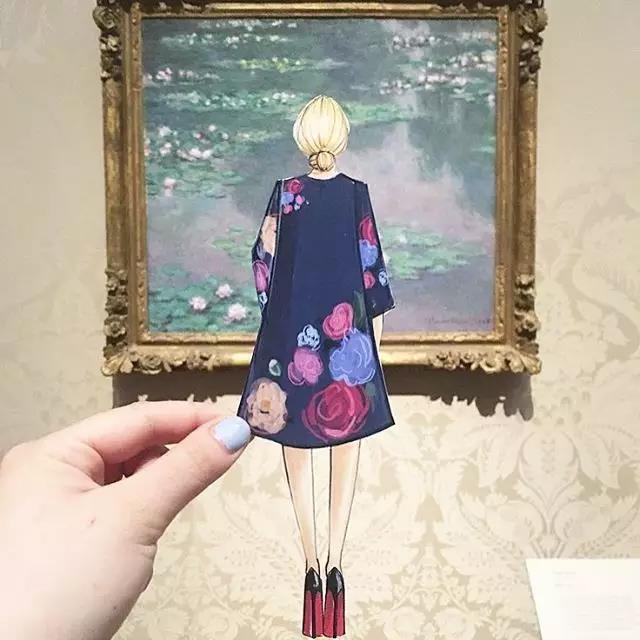 fashion，Illustration，full dress，Design，female sex，