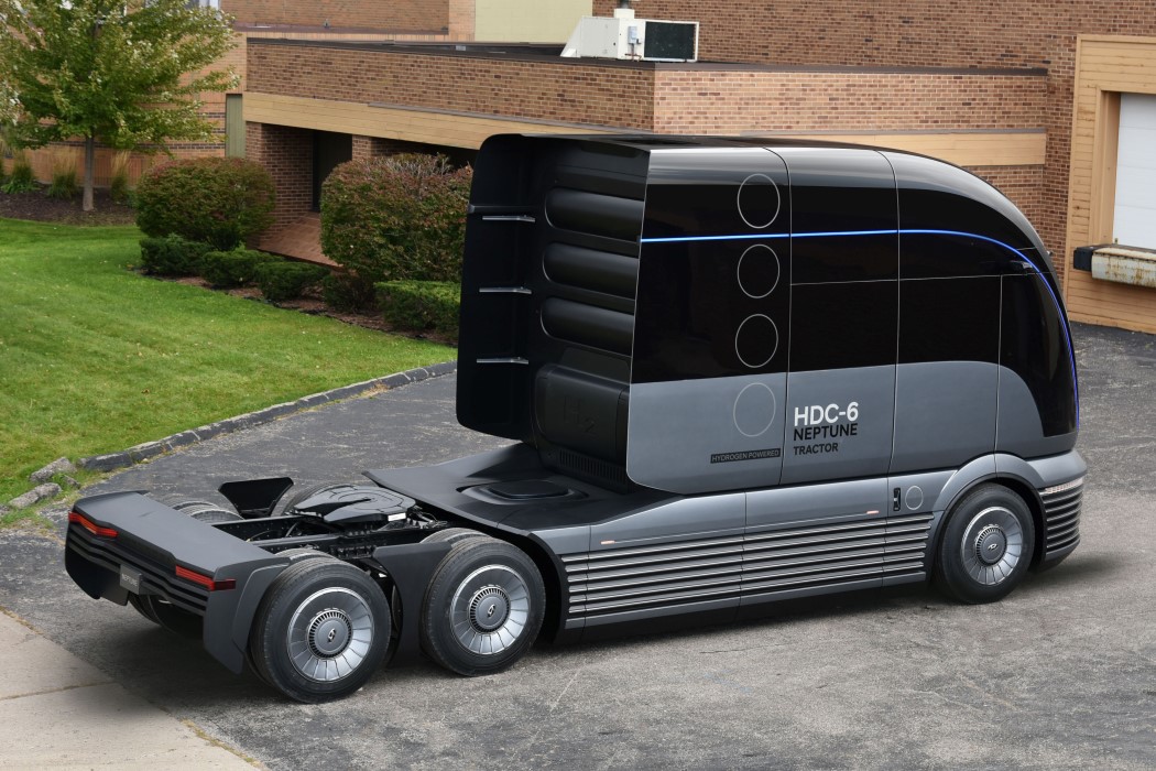 hyundai，HDC-6 Neptune，Hydrogen power，truck，