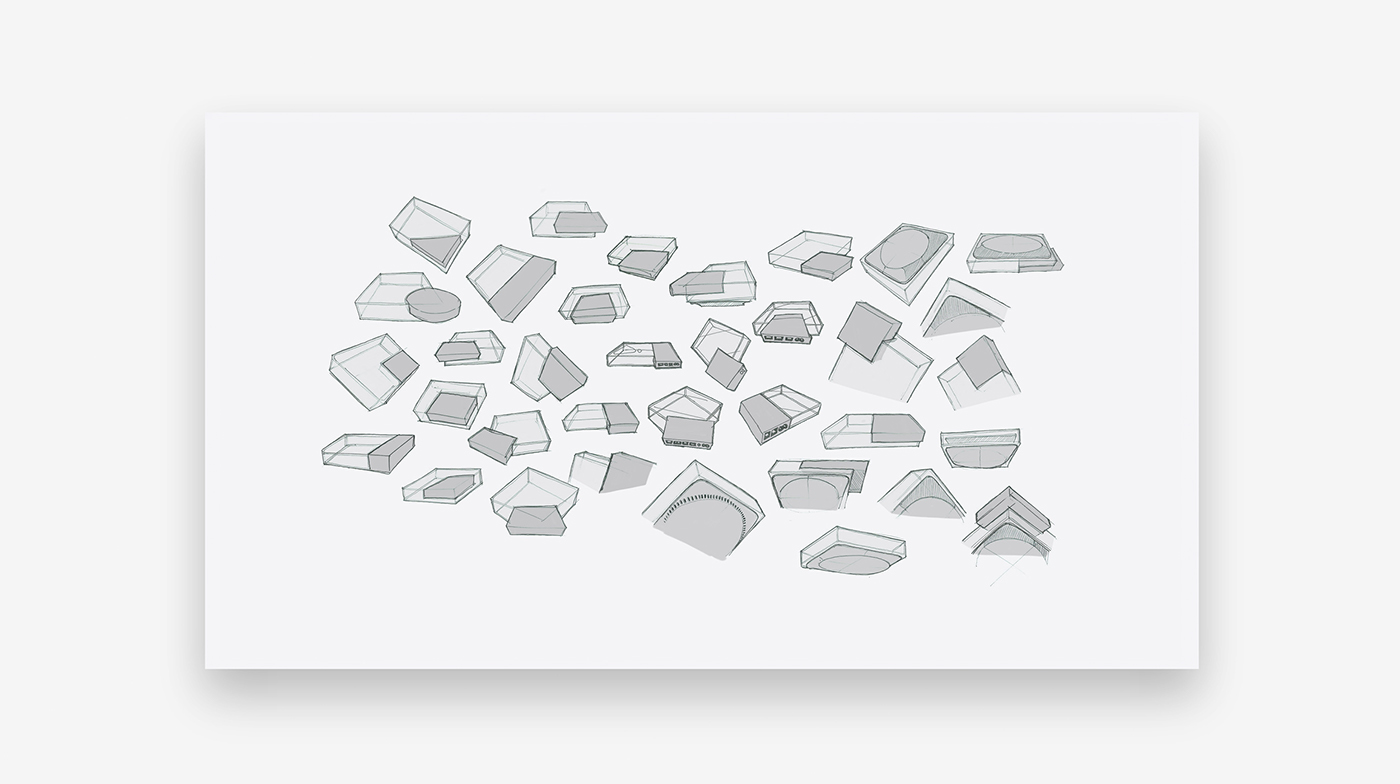 Dustin Lee，TV set top box，translucent，