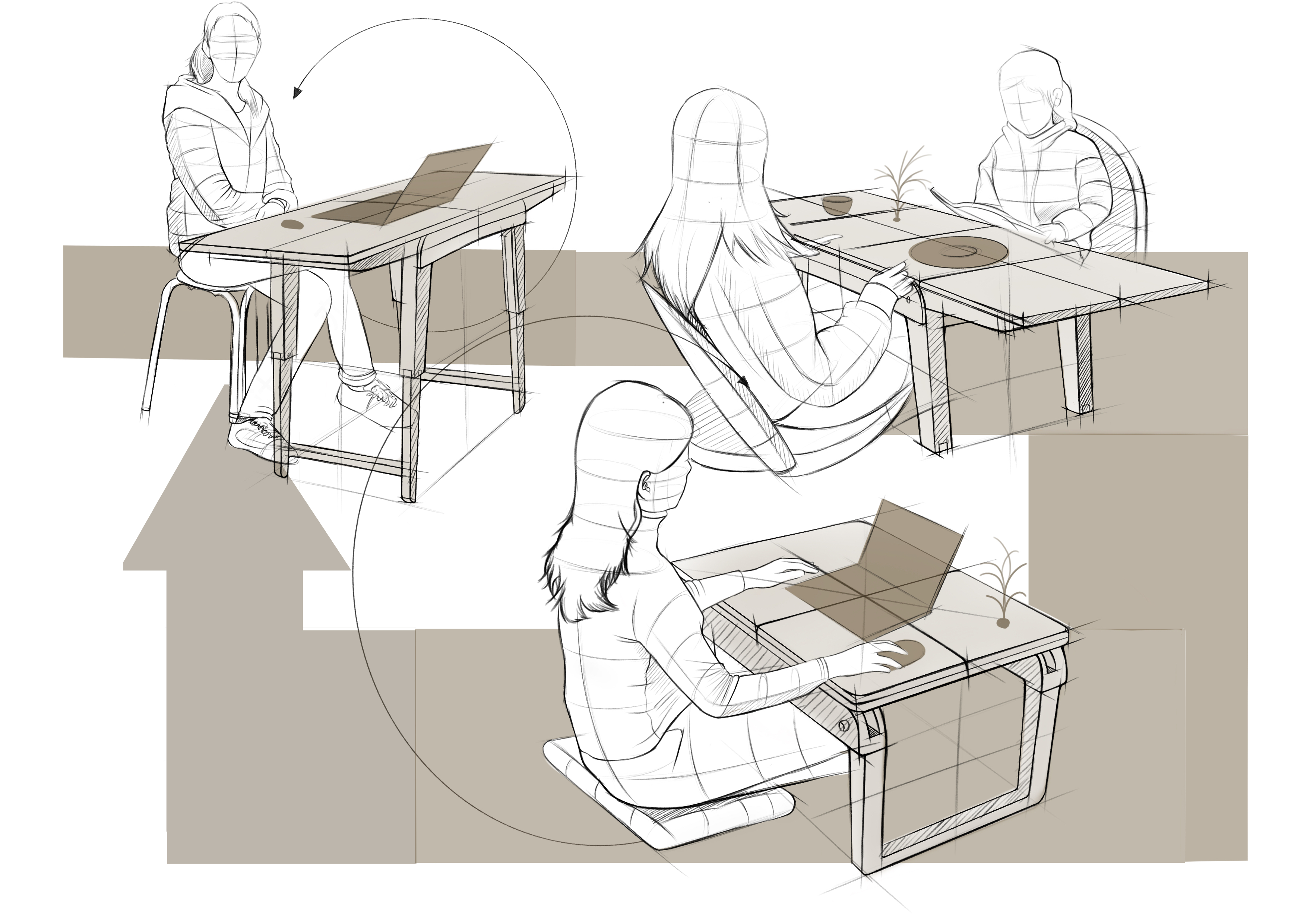 Hand drawn design，