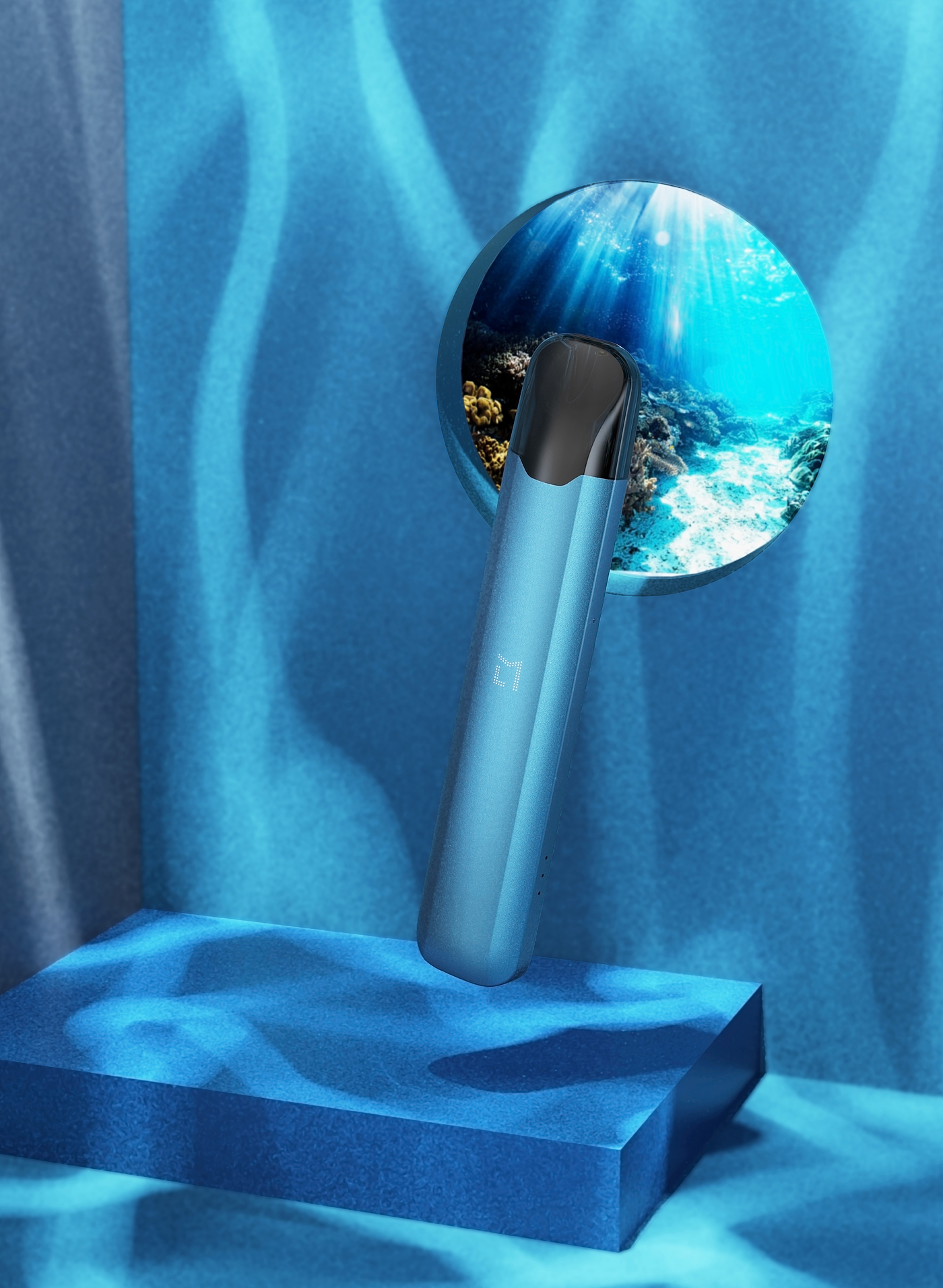 Illumination under caustics，