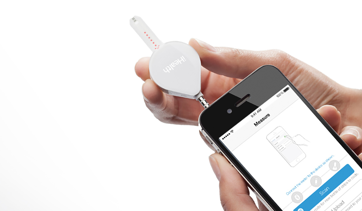 Blood glucose meter，Medical supplies，Healthcare，industrial design，