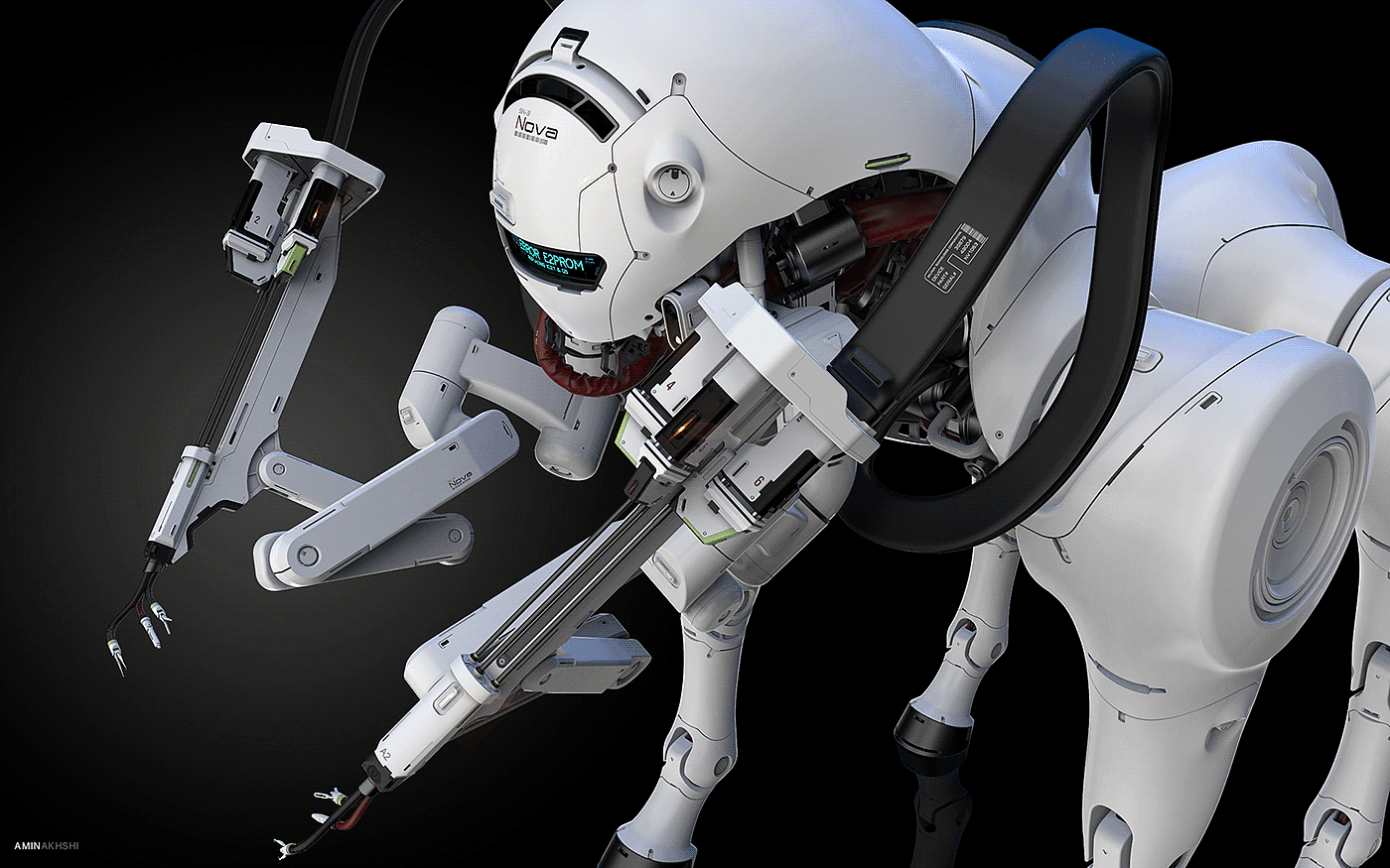 SN-3 Nova，Amin Akhshi，robot，